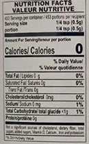 The Nutrition Facts of 24 Mantra Organic Chilli Flakes 