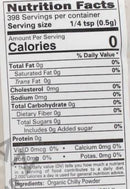 The Nutrition Facts of 24 Mantra Organic Chilli Powder 