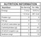 The Nutrition Facts of 24 Mantra Organic Cinnamon Powder 