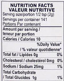 The Nutrition Facts of 24 Mantra Organic Curry Powder 