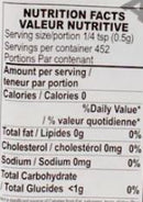 The Nutrition Facts of 24 Mantra Organic Dry Ginger Powder 