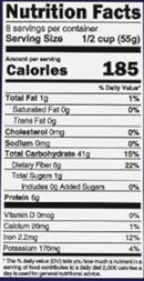 This is the Nutrition of 24 Mantra Organic Fusilli Pasta.