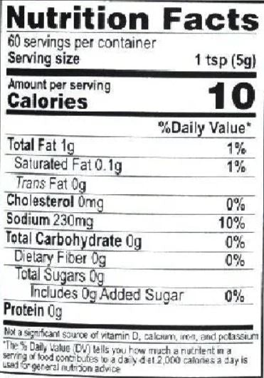 The Nutrition Facts of 24 Mantra Organic Gongura Pickle 