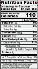 The Nutrition Facts of 24 Mantra Organic Green Moong Whole 