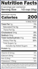 This is the Nutrition of 24 Mantra Organic Macaroni Pasta.