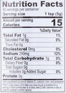 The Nutrition Facts of 24 Mantra Organic Mango Avakaya (Without garlic) 