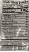 The Nutrition Facts of 24 Mantra Organic Panchratna Dal 