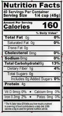 The Nutrition Facts of 24 Mantra Organic Ponni Raw Rice Big
