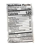 The Nutrition Facts of 24 Mantra Organic Quinoa Flour
