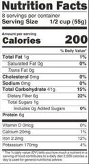 The Nutrition Facts of 24 Mantra Organic Roasted Vermicelli