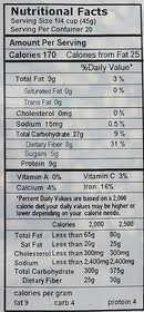 The Nutrition Facts of 24 Mantra Organic Urad Black Split Dal 