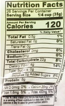 The Nutrition Facts of 24 Mantra Organic Urad White Split 