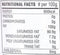 The Nutrition Facts of 24 Mantra Organic Virgin Coconut Oil