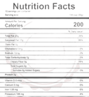 The Nutrition Facts of 24 Mantra Organic Brown Coconut Powder 