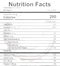 The Nutrition Facts of 24 Mantra Organic Brown Coconut Powder 