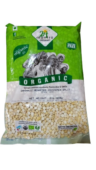 24 Mantra Organic Roasted Chickpea Split MirchiMasalay