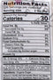 The Nutrition Facts of 24 mantra Organic Sugar 