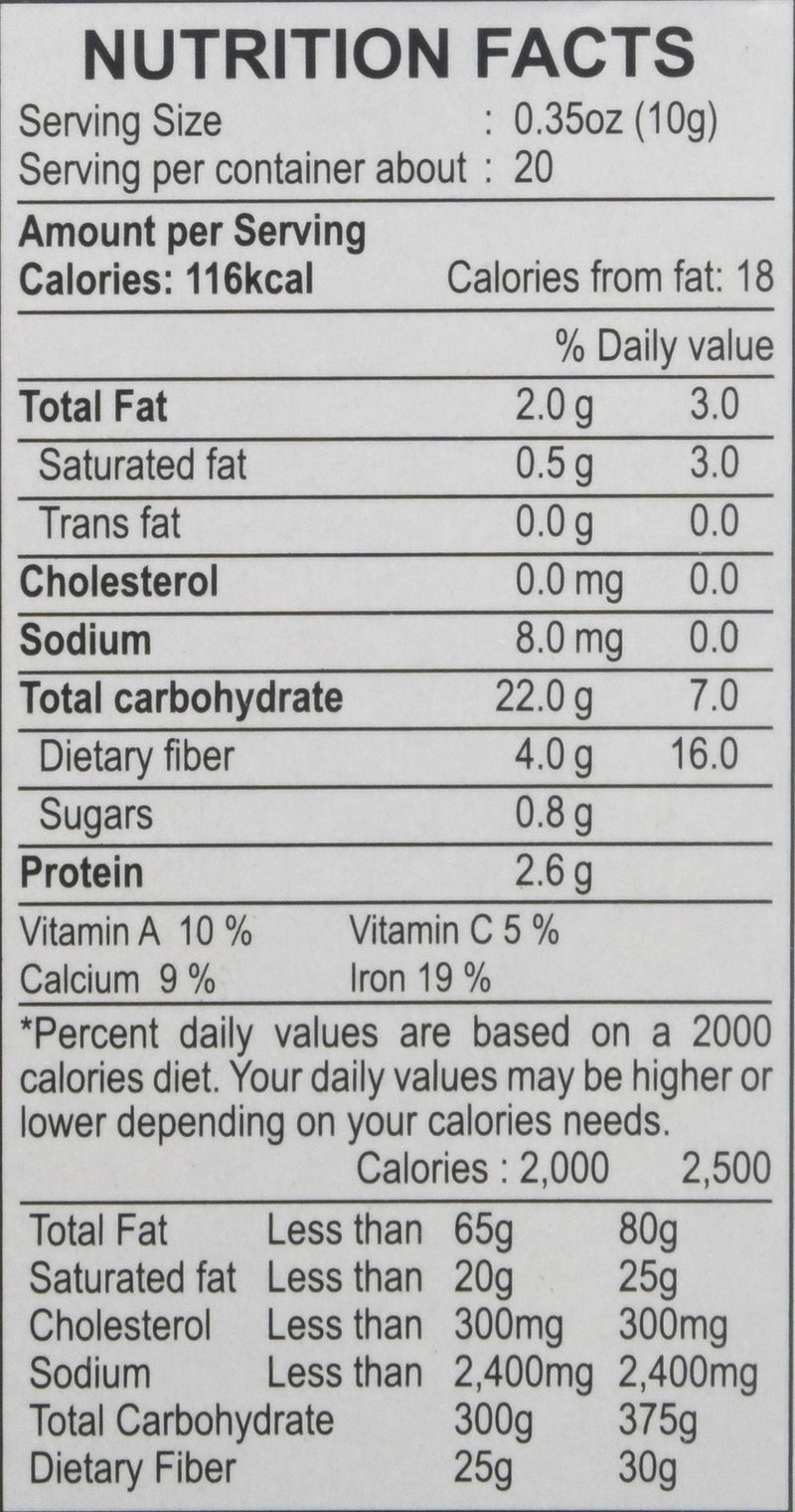 The Nutrition Facts of Aachi Chicken Tikka Masala 