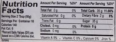 The Nutrition Facts of Ahmed Amla In Sugar Syrup 