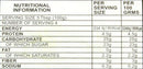 The Nutrition Facts of Ahmed Creme Caramel ITU Grocers Inc.