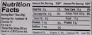 The Nutrition Facts of Ahmed Hurda In Sugar Syrup 