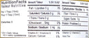 The Nutrition Facts of Ahmed Kewra Water 