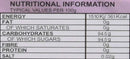 The Nutrition Facts of Ahmed Lychee Jelly Crystals ITU Grocers Inc.