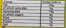 The Nutrition Facts of Ahmed Mango Pickle ITU Grocers Inc.