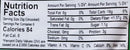The Nutrition Facts of Ahmed Roasted Vermicelli