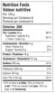 The Nutrition Facts of Al Safa Angus Beef Burger Patties 