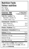 The Nutrition Facts of Al Safa Beef Cheese Burger Patties 
