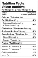 The Nutrition Facts of Al Safa Chicken Chapli Kebab 