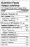 The Nutrition Facts of Al Safa Chicken Chapli Kebab 