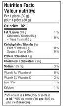 The Nutrition Facts of Al Safa Chicken Samosa (Hand Made) 