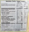 The Nutrition Facts of Amma's Kitchen Rava Idli Value Pack (24pcs) 