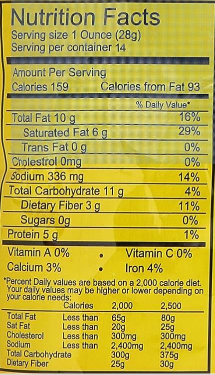 This is the Nutrition of Anand Kerala Mixture.