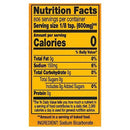 The Nutrition Facts of Arm & Hammer Baking Soda 
