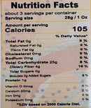 The Nutrition Facts of Asli Pomegranate Seed Powder 