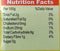 The Nutrition Facts of Badshah Kashmiri Chilli Powder 