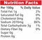 The Nutrition Facts of Badshah Mathuras Jaljira Powder 