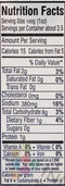 The Nutrition Facts of Badshah Vegetable Subji Masala 