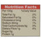 The Nutrition Facts of Badshah White Pepper Powder 