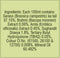 The Nutrition Facts of Bajaj Brahmi Amla hair Oil