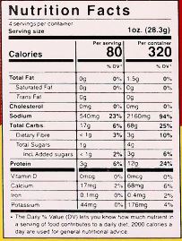 This is the Nutrition of Bake Parlor Hot & Sour Noodles Soup.