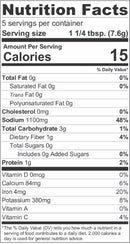 The Nutrition Facts of Banne Nawab's Chicken Tikka kebab 