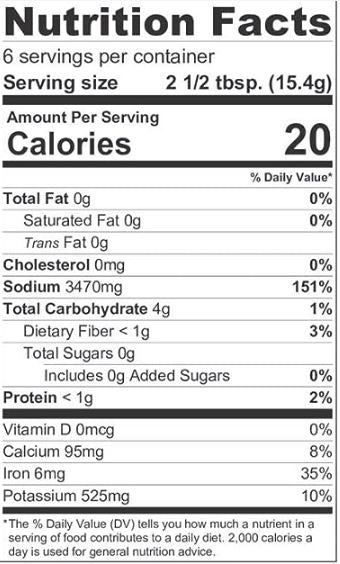 The Nutrition Facts of Banne Nawab`s Sindhi Chicken Biryani 