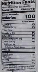 The Nutrition Facts of Bansi Poha Thick