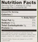 This is the Nutrition of Barry`s Tea.