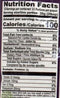 The Nutrition Facts of Brahmins Easy Palappan Mix 