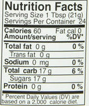 The Nutrition Facts of Breitsamer Raw Honey Rapsflower Blossom